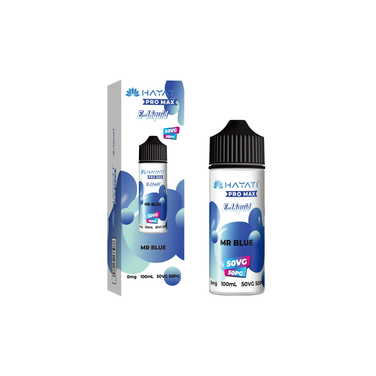 Hayati® Pro Max E-Liquid 50/50 Mr Blue wholesale vape product