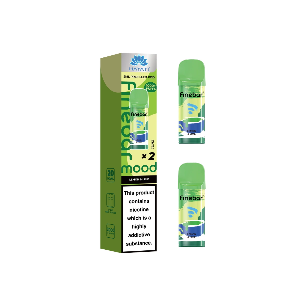 Hayati® Finebar Mood Pods Lemon & Lime