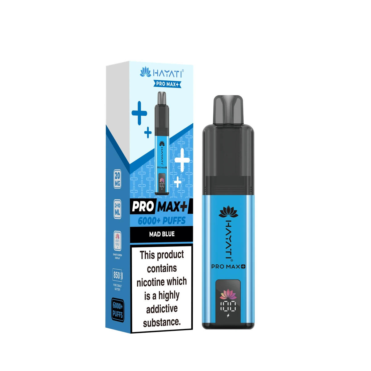 Hayati® Pro Max+ KIT Mad Blue wholesale vape product