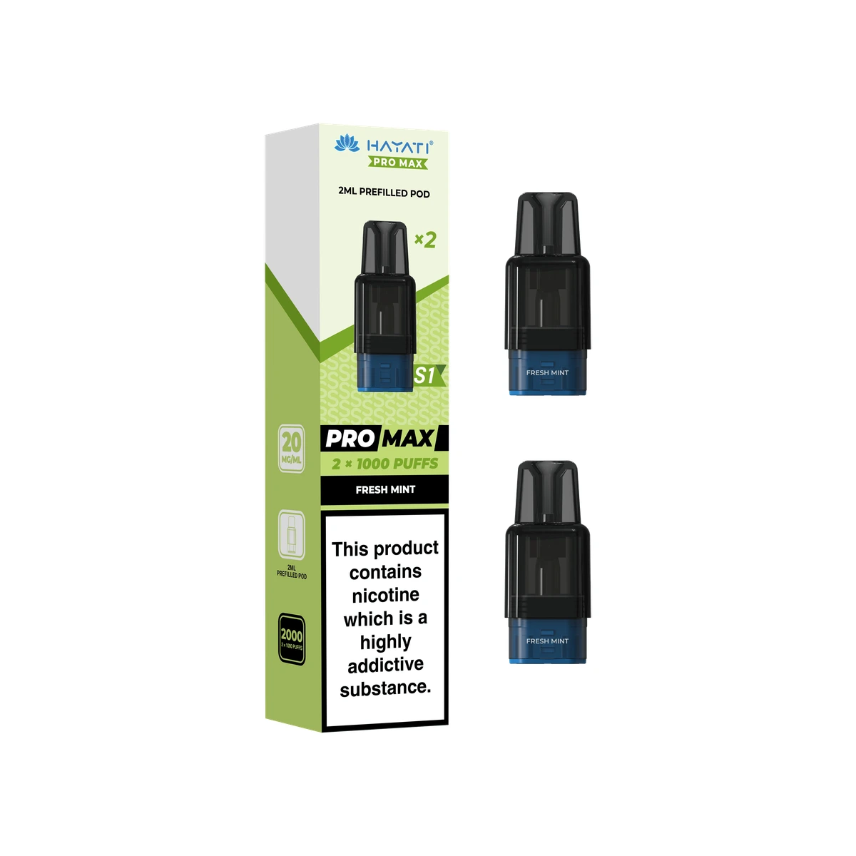 Hayati® Pro Max S1 Pods Fresh Mint