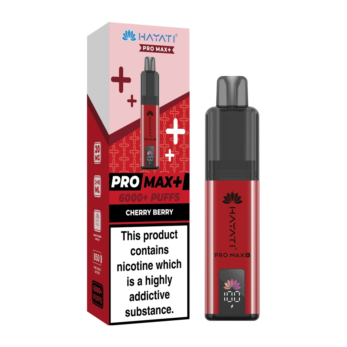 Hayati® Pro Max+ KIT Cherry Berry wholesale vape product