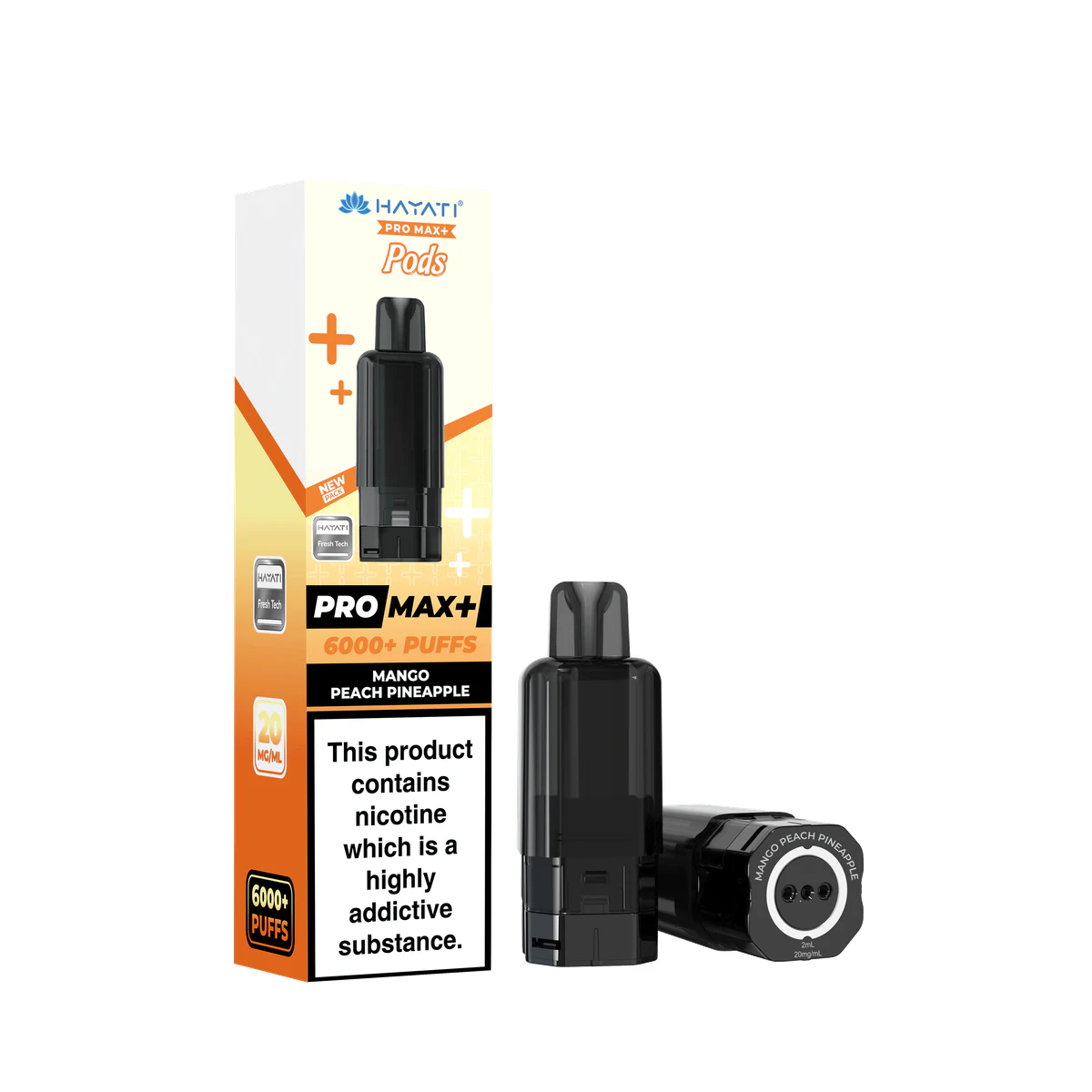 Hayati® Pro Max+ Pods Mango Peach Pineapple