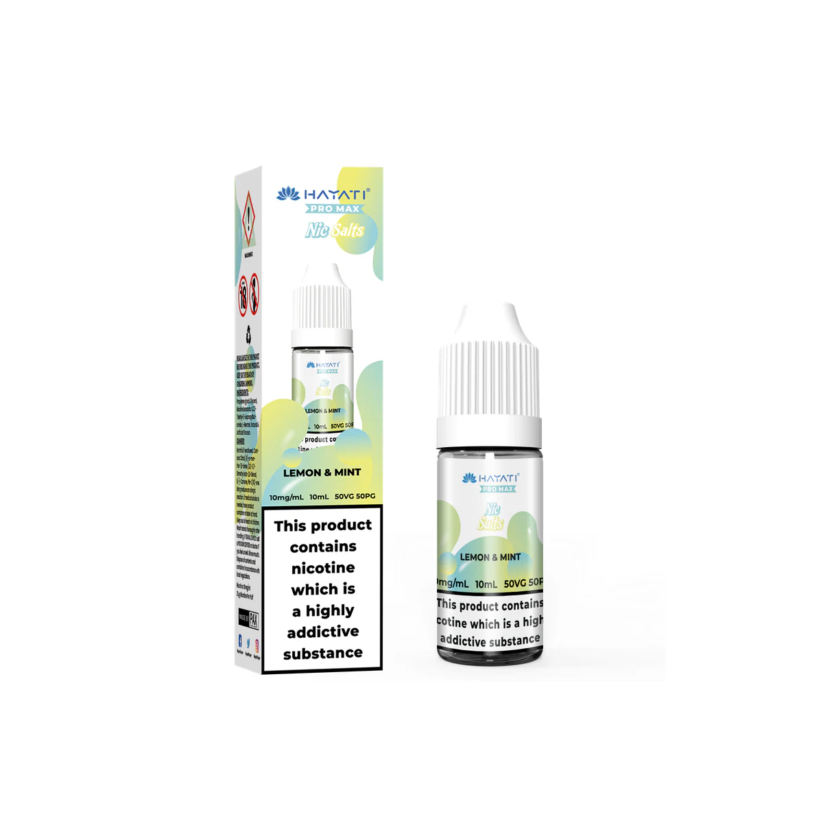 Hayati® Pro Max Nic Salts Lemon & Mint