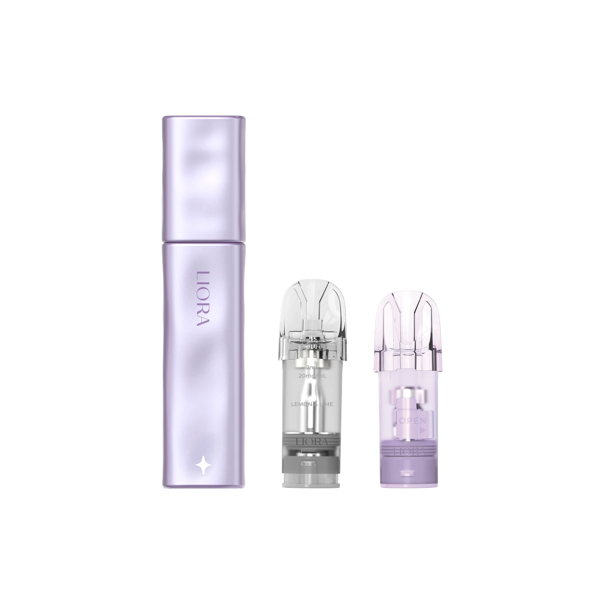 Hayati® Liora Kit (1 Device + 1 Prefilled Pod) Strawberry Cherry Cranberry