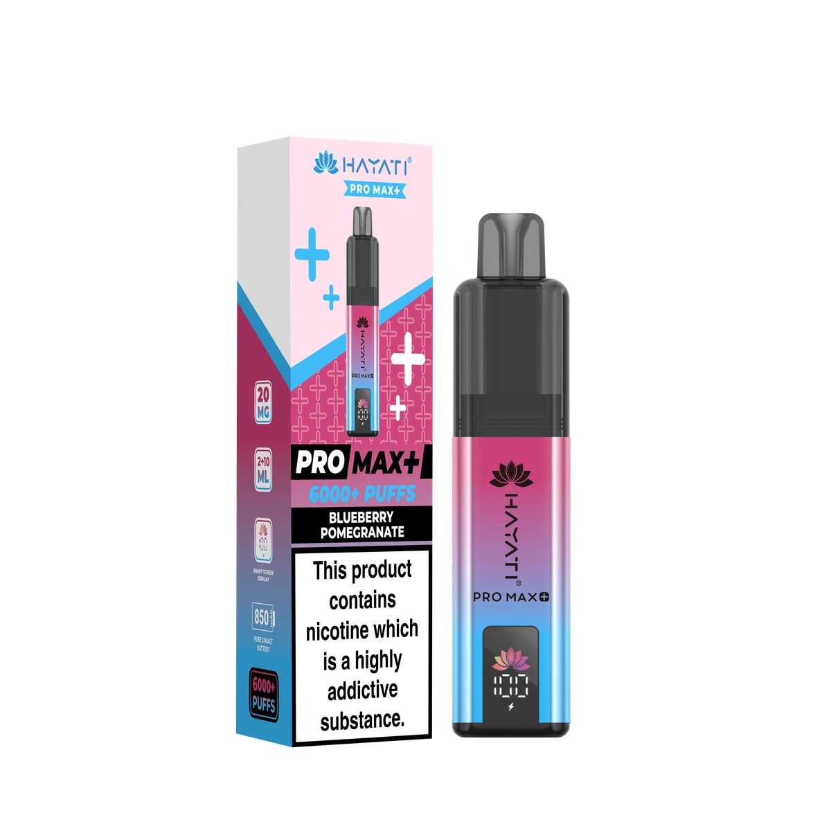 Hayati® Pro Max+ KIT Blueberry Pomegranate wholesale vape product