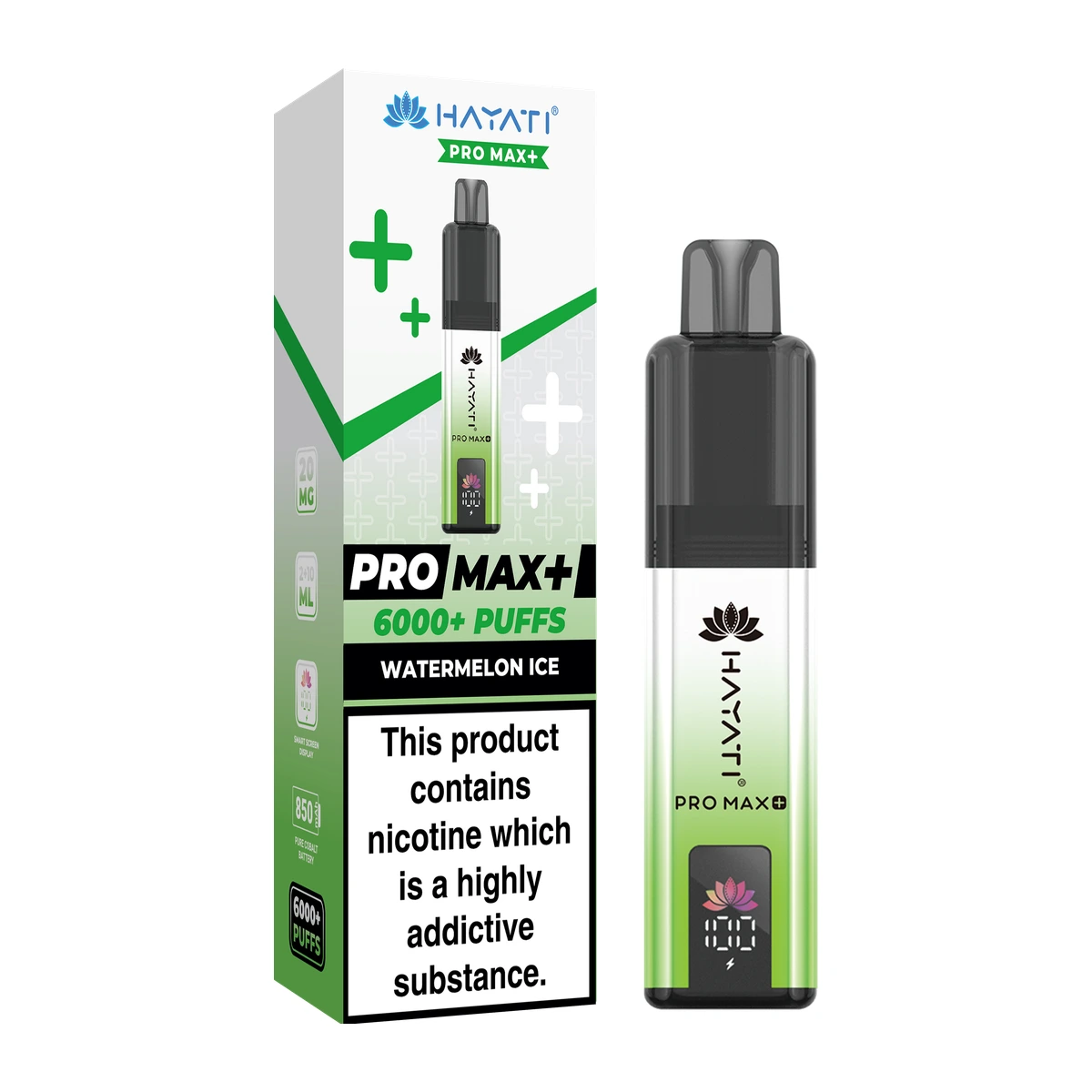 Hayati® Pro Max+ KIT Watermelon Ice wholesale vape product