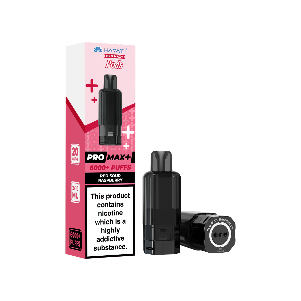 Hayati® Pro Max+ Pods Red Sour Raspberry