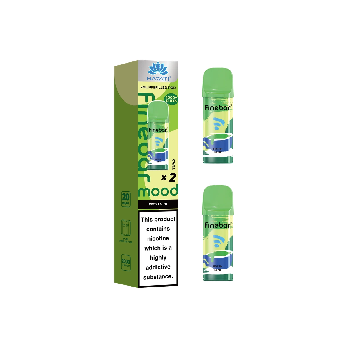 Hayati® Finebar Mood Pods Fresh Mint