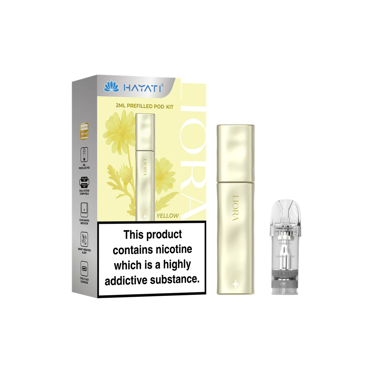 Hayati® Liora Kit (1 Device + 1 Prefilled Pod) Fruit Twist image 1