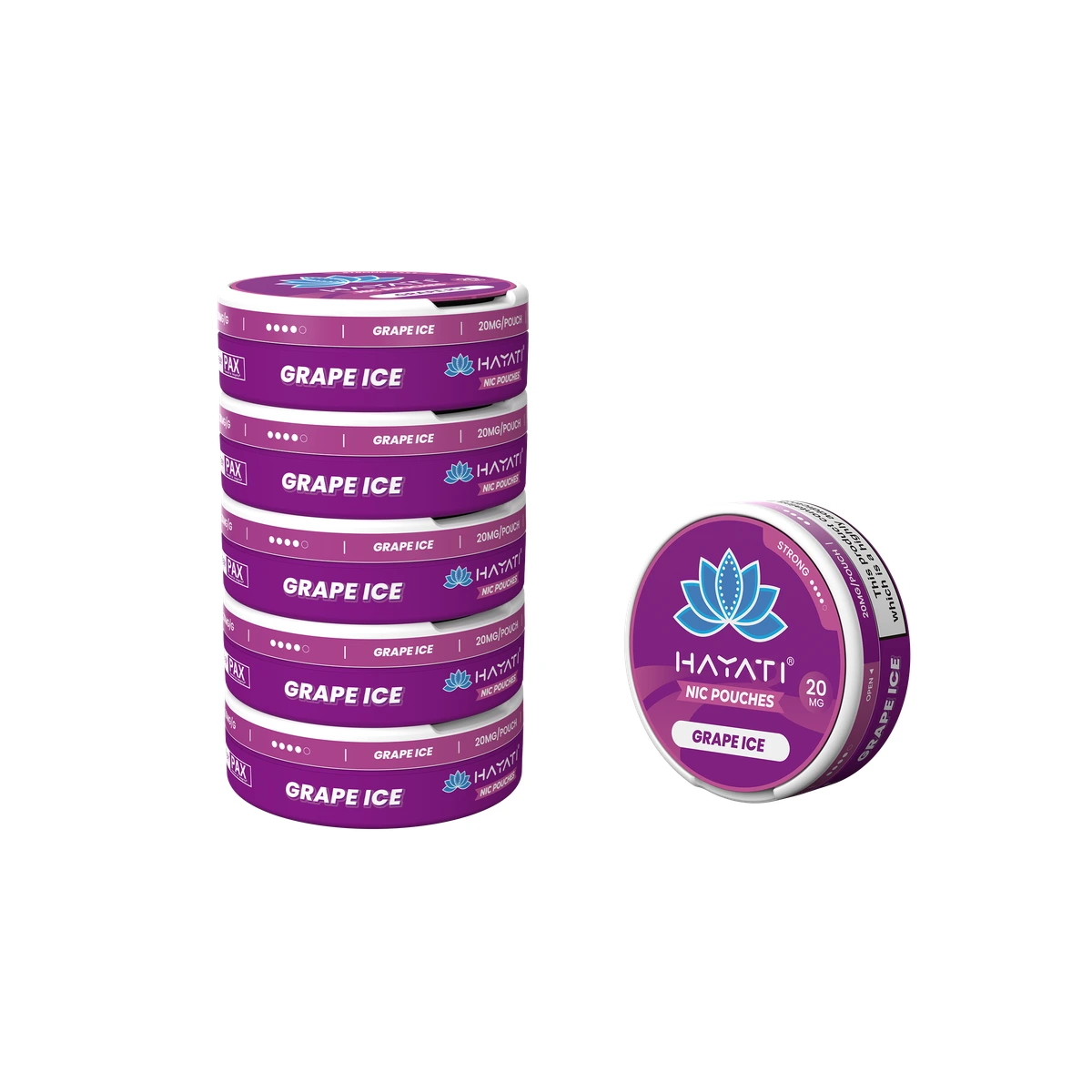 Hayati® Nic Pouches Grape Ice wholesale vape product
