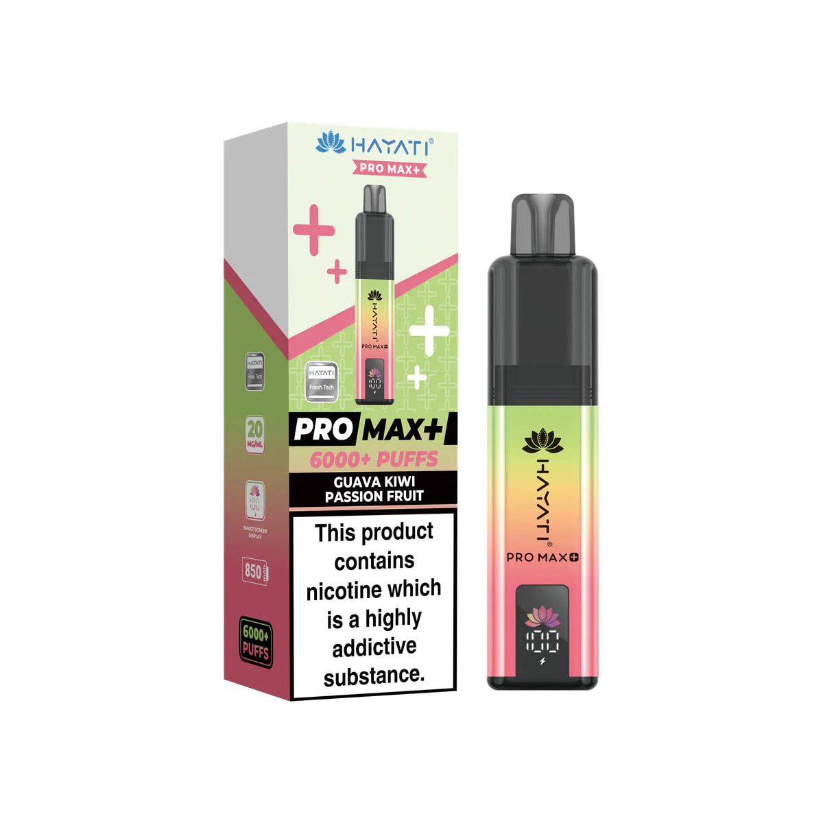 Hayati® Pro Max+kit Guava Kiwi Passion Fruit wholesale vape product