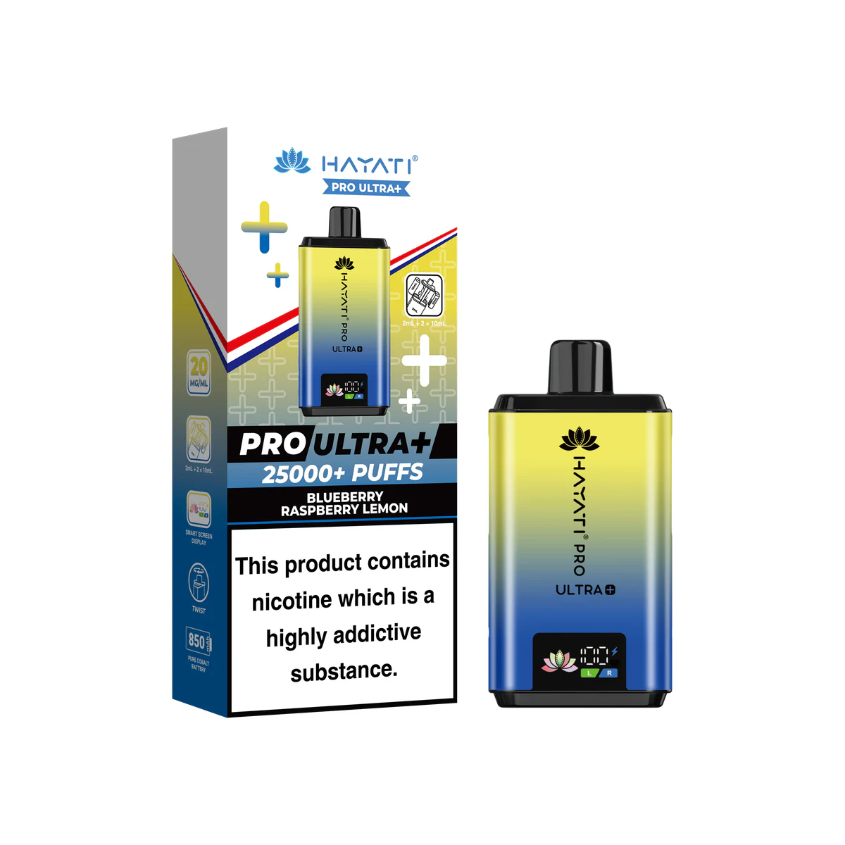 Hayati® Pro Ultra+ Blueberry Raspberry Lemon