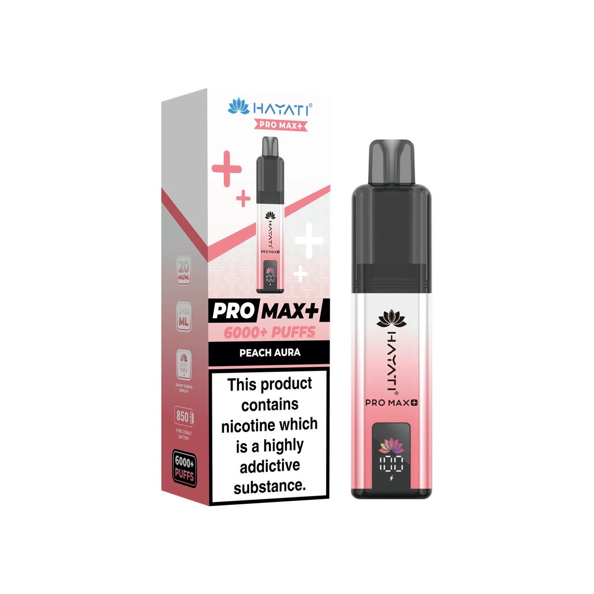 Hayati® Pro Max+ KIT Peach Aura wholesale vape product