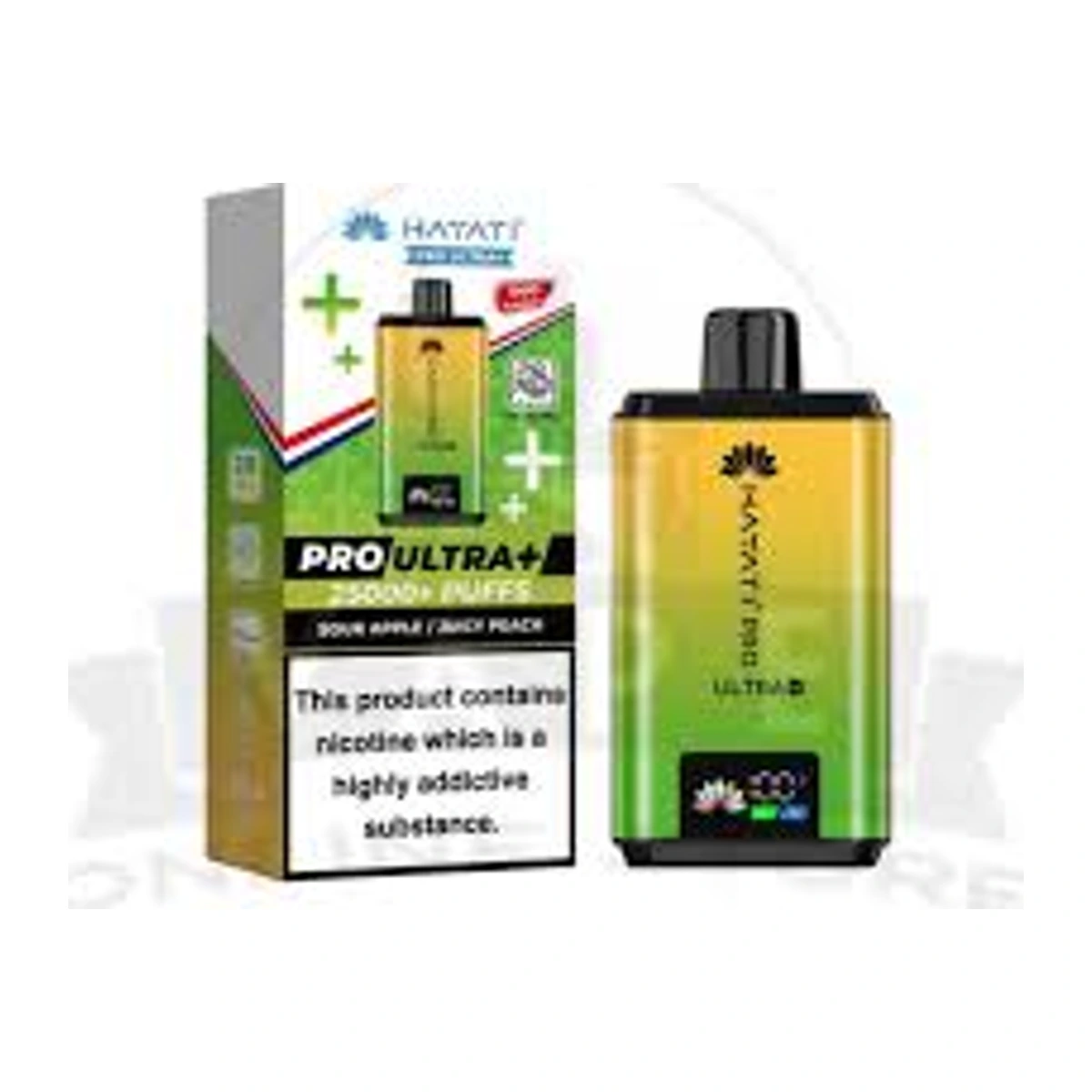 Hayati Pro Ultra+ KIT Sour Apple / Juicy Peach wholesale vape product