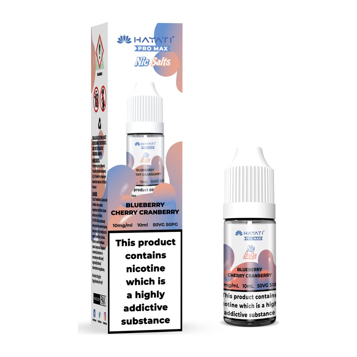 Hayati® Pro Max Nic Salts Blueberry Cherry Cranberry