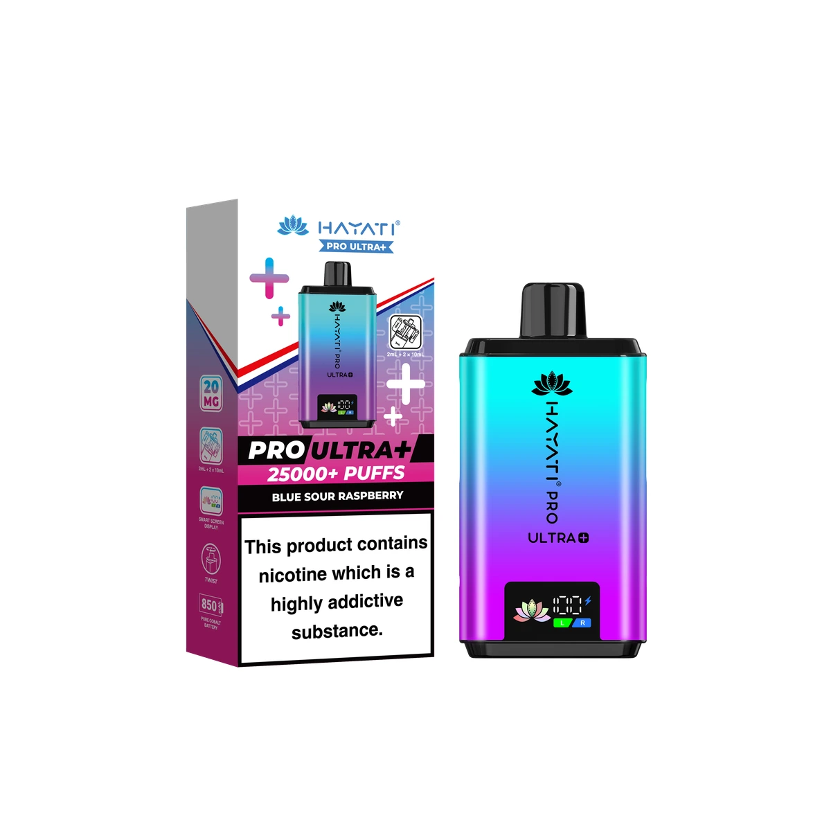 Hayati Pro Ultra+ KIT Blue Sour Raspberry wholesale vape product