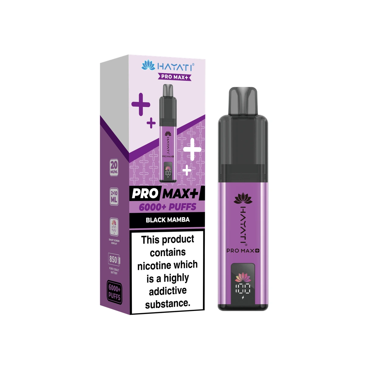 Hayati® Pro Max+ KIT Black Mamba wholesale vape product