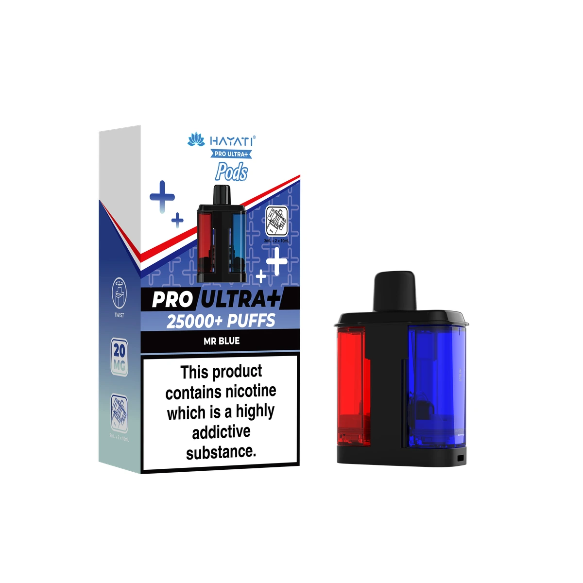Hayati Pro Ultra+ POD Mr Blue wholesale vape product