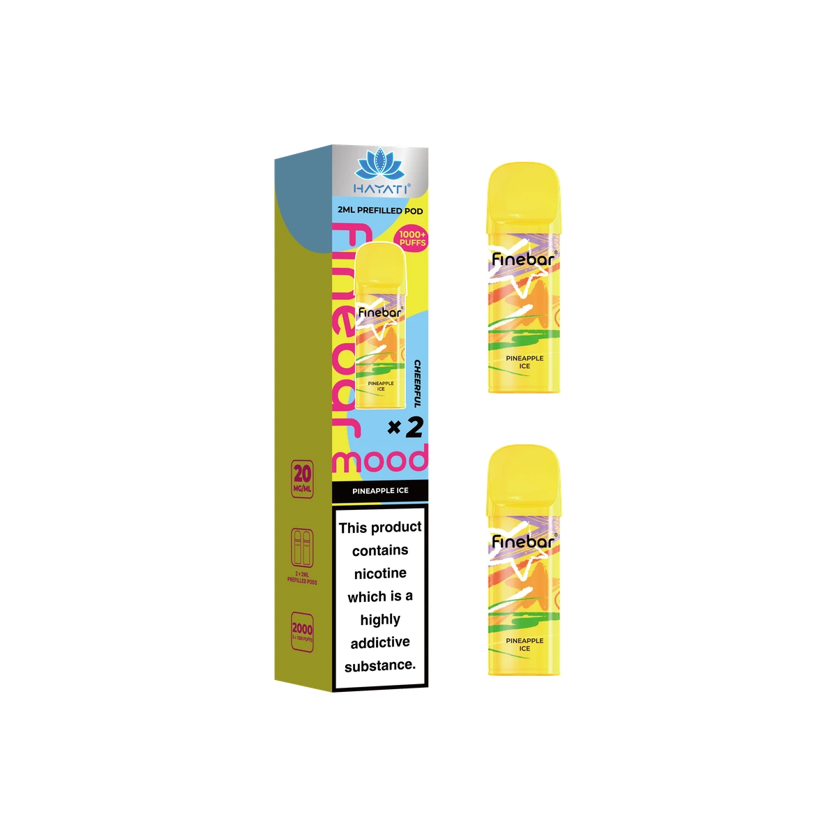 Hayati® Finebar Mood Pods Pineapple Ice