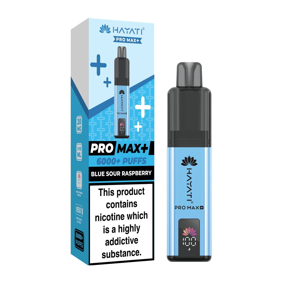 Hayati® Pro Max+ KIT Blue Sour Raspberry wholesale vape product