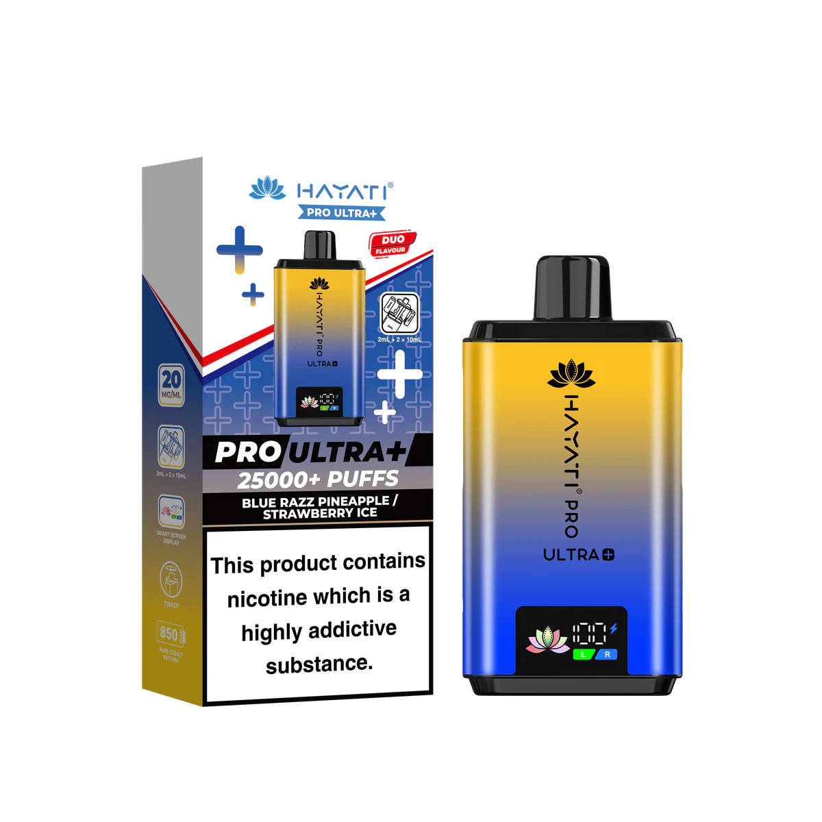 Hayati® Pro Ultra+ Blue Razz Pineapple / Strawberry Ice