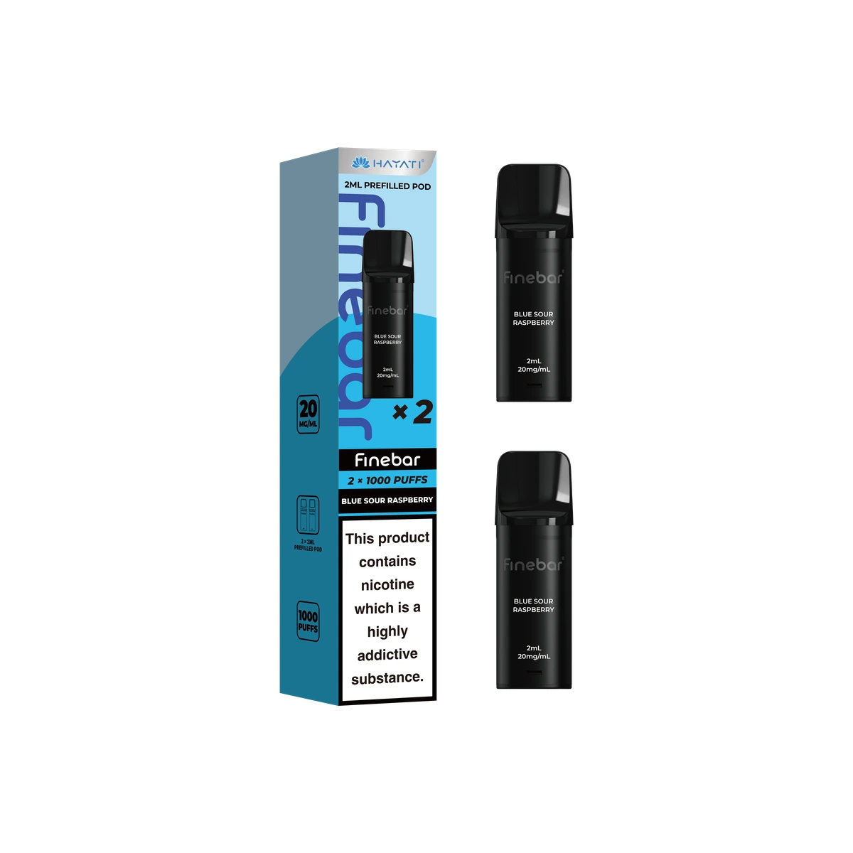 Hayati® Finebar Pods Blue Sour Raspberry
