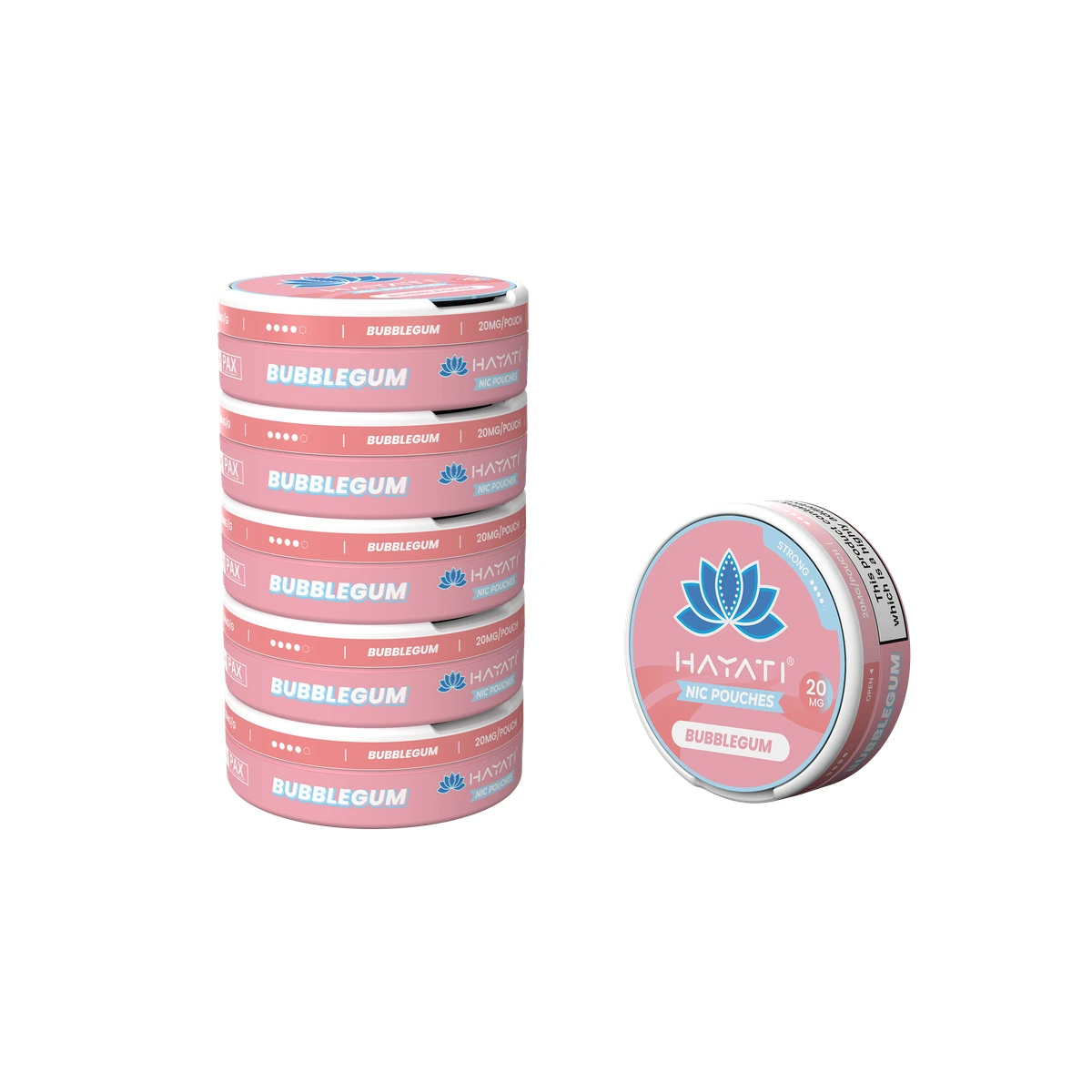 Hayati® Nic Pouches Bubblegum wholesale vape product