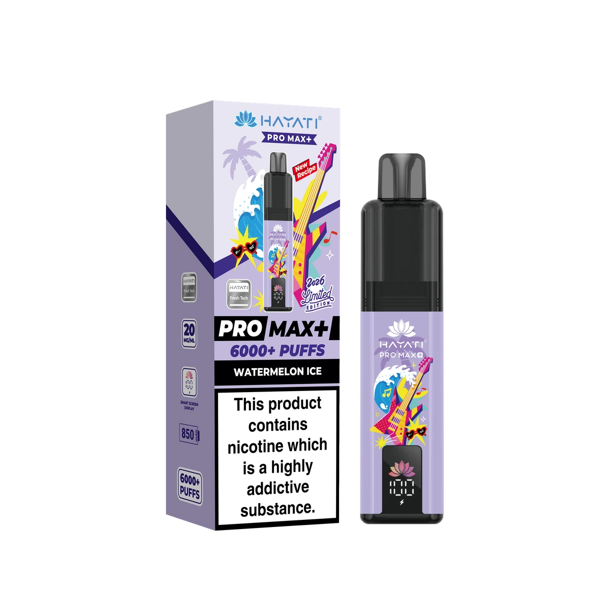 Hayati® Pro Max+ Summer Beats Limited  Edition Watermelon Ice wholesale vape product