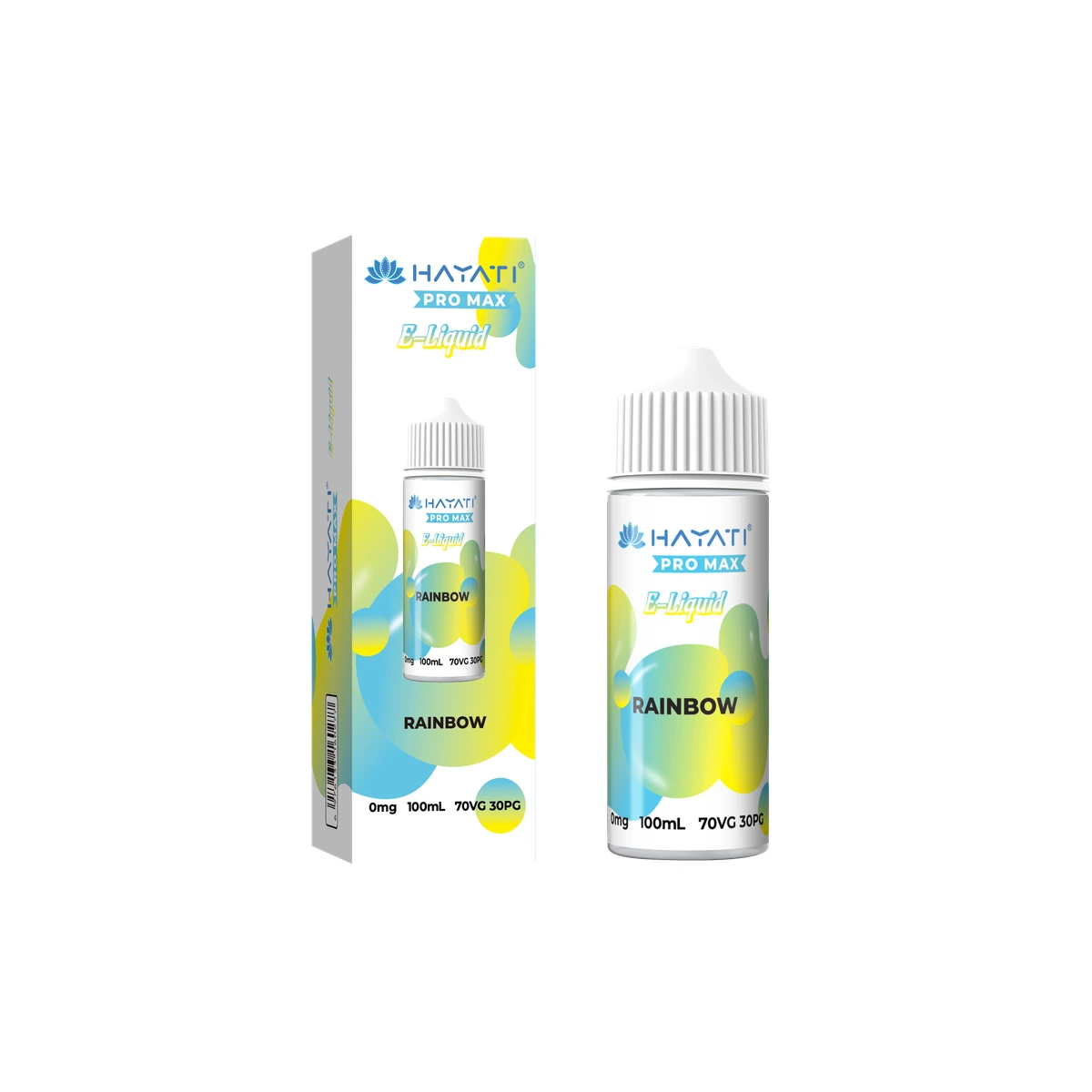 Hayati® Pro Max E-Liquid (70VG 30PG) Rainbow