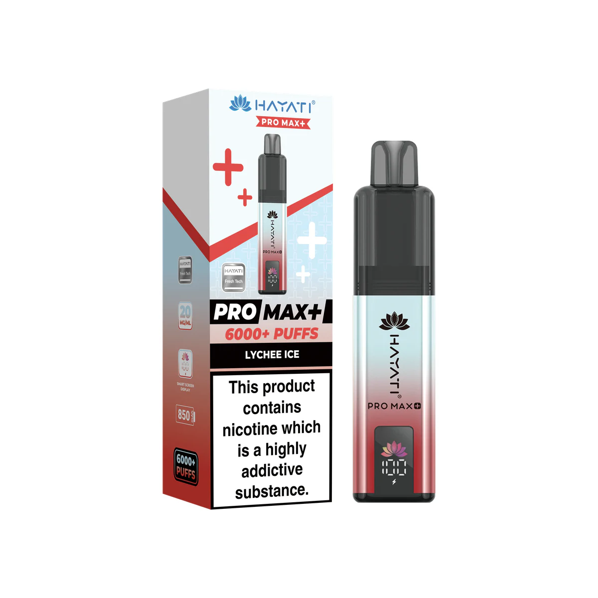 Hayati® Pro Max+kit Lychee Ice wholesale vape product