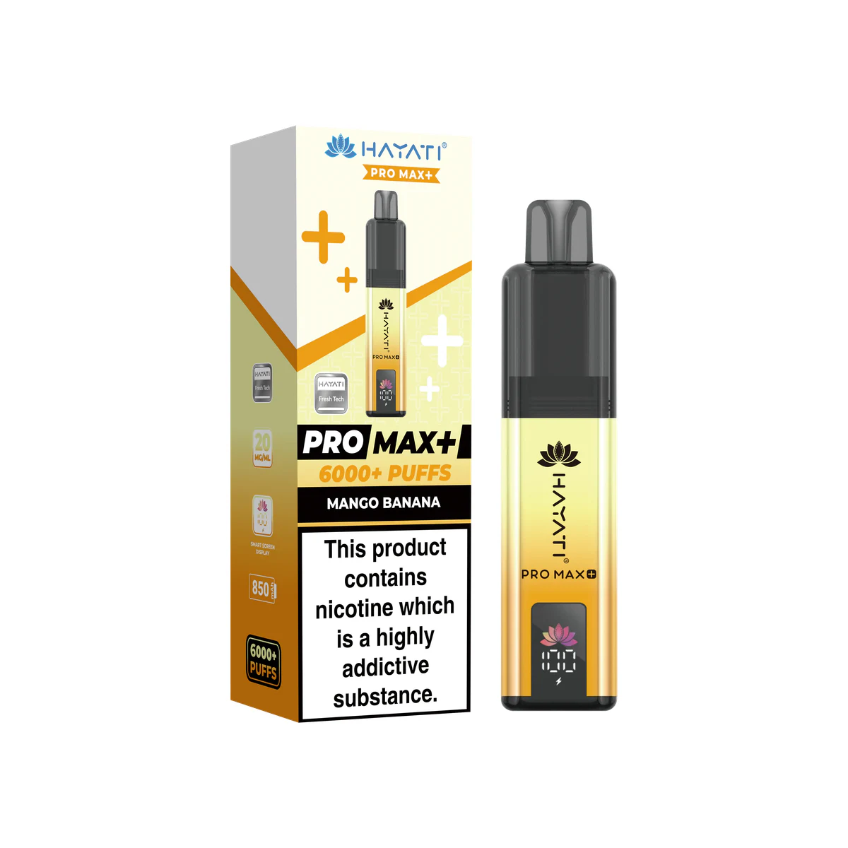 Hayati® Pro Max+kit Mango Banana wholesale vape product
