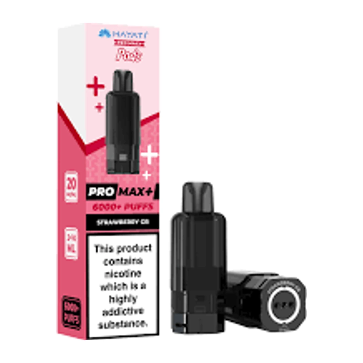 Hayati® Pro Max+ POD Strawberry GB wholesale vape product