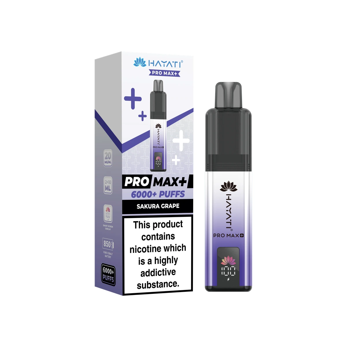 Hayati® Pro Max+ KIT Sakura Grape wholesale vape product