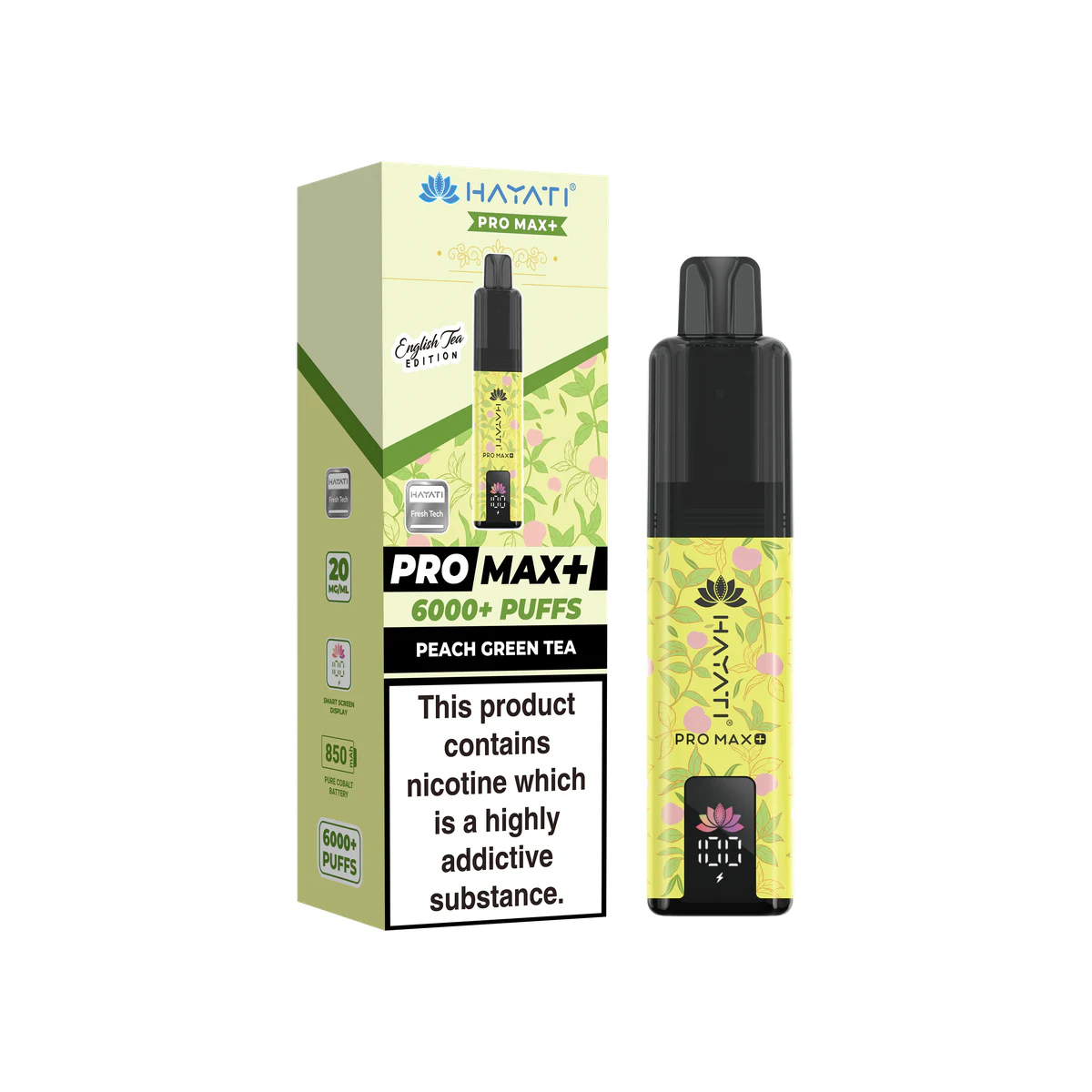 Hayati® Pro Max+ Kit – Peach Green Tea