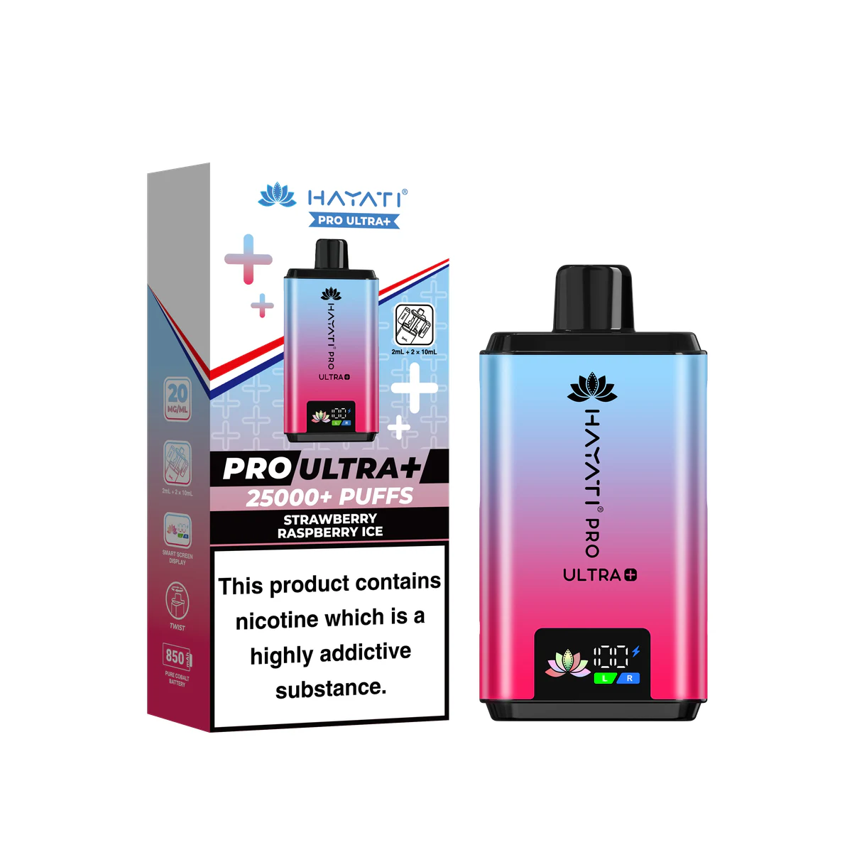 Hayati® Pro Ultra+ Strawberry Raspberry Ice