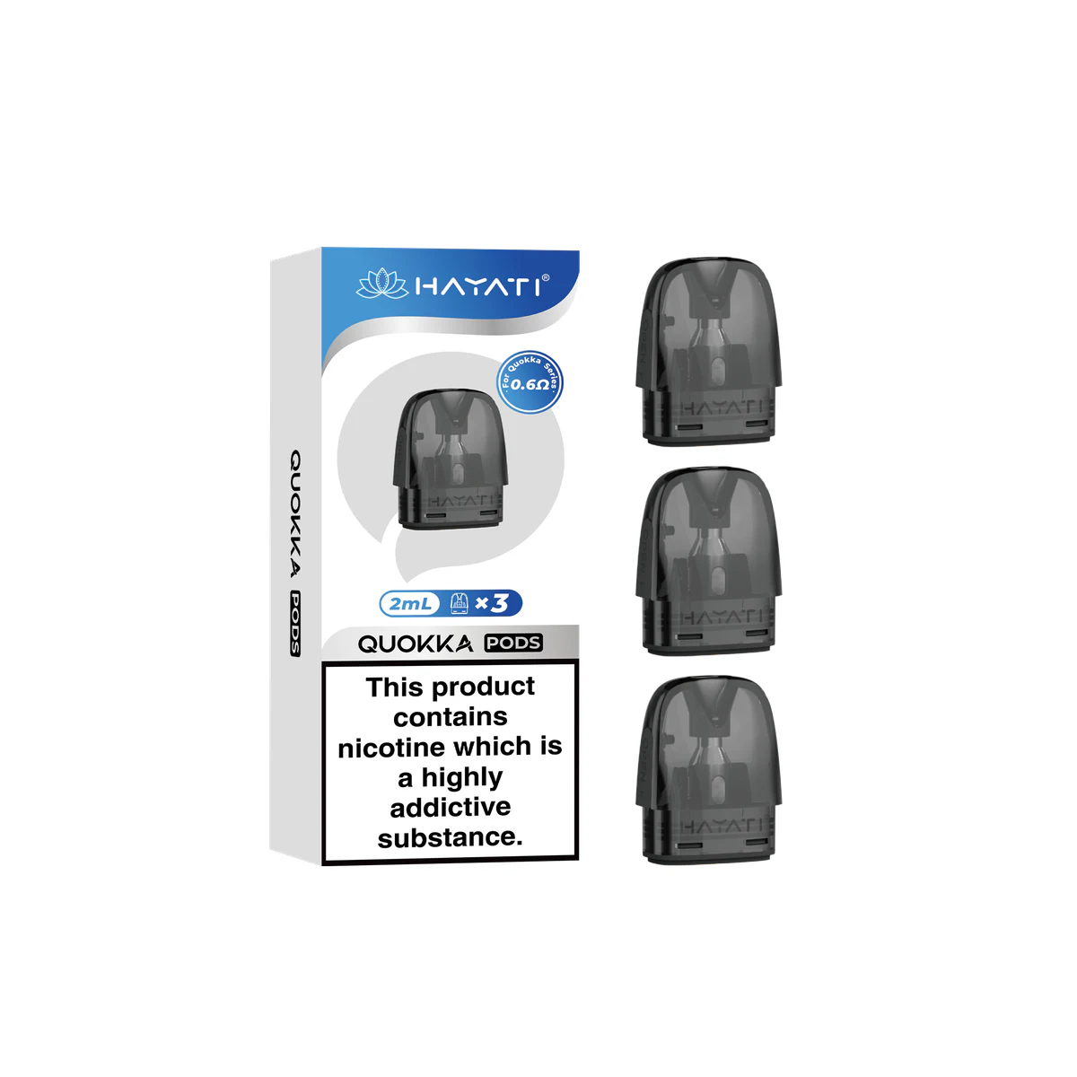 Hayati® Quokka Pod Black / Dark Grey wholesale vape product