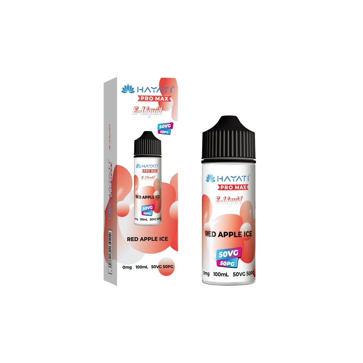 Hayati® Pro Max E-Liquid 50/50 Red Apple Ice wholesale vape product