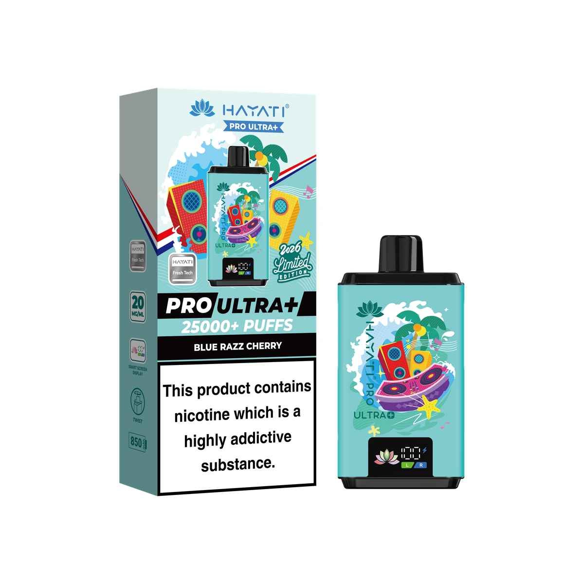 Hayati® Pro Ultra+ Summer Beat Edition Blue Razz Cherry
