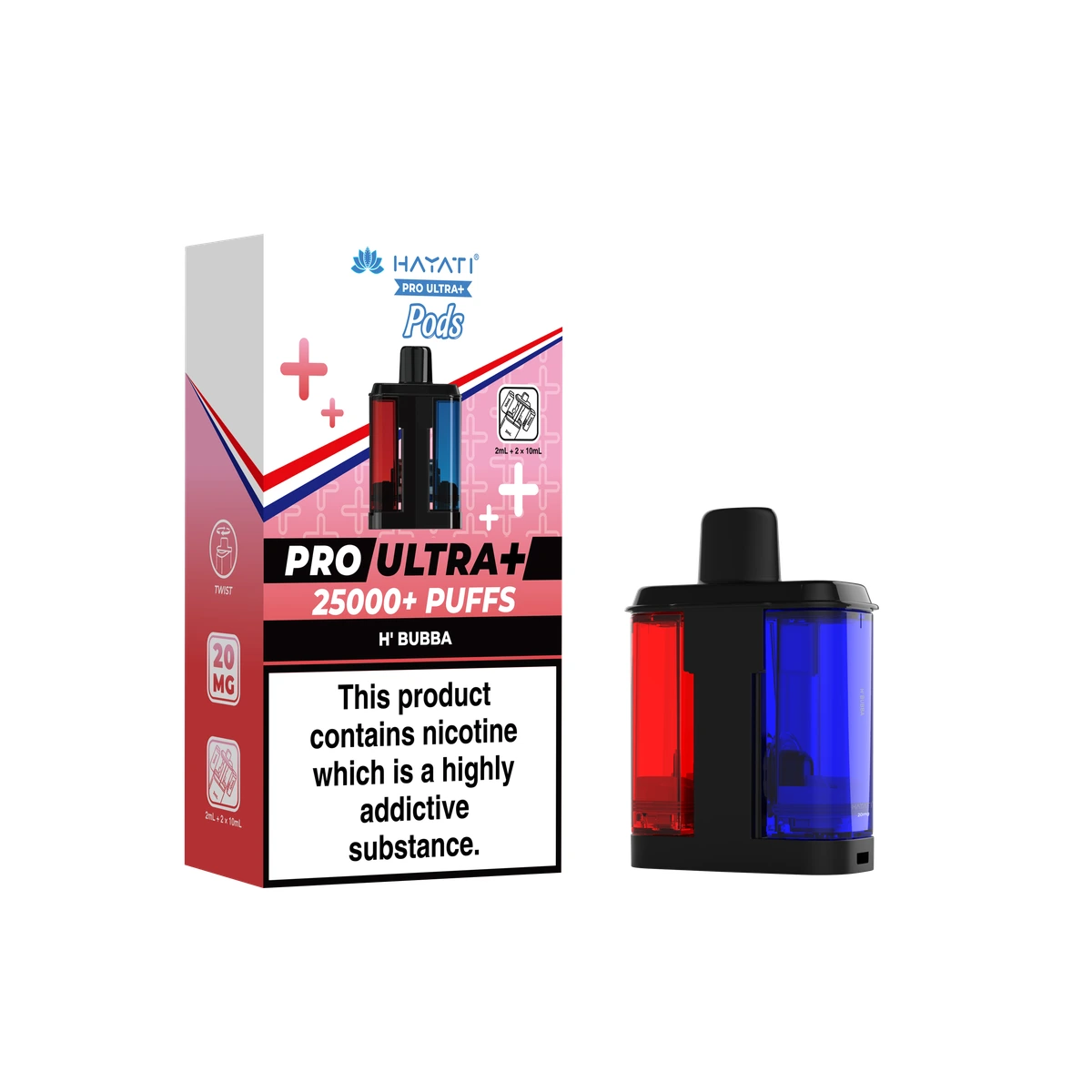 Hayati Pro Ultra+ POD H'Bubba wholesale vape product