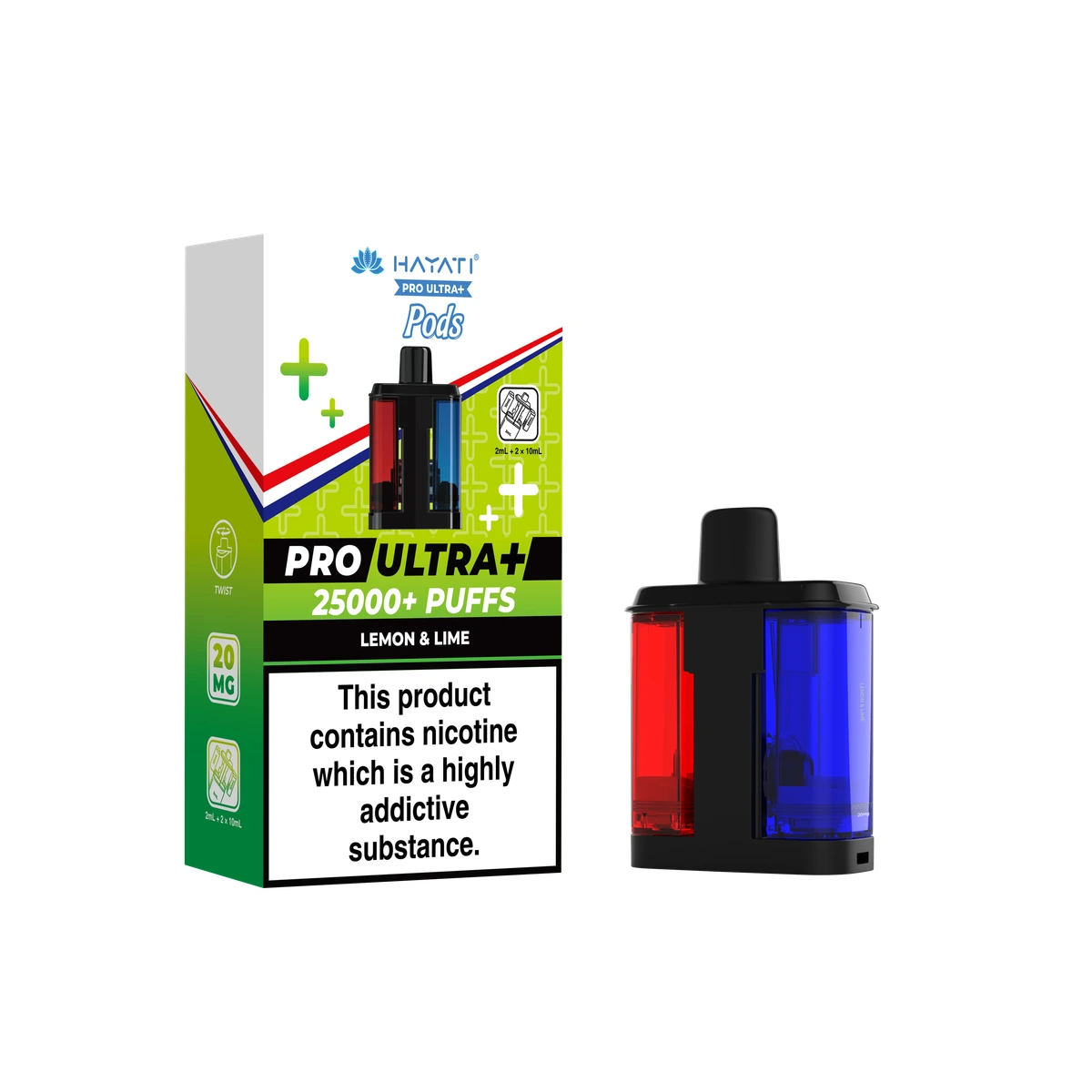 Hayati Pro Ultra+ POD Lemon & Lime wholesale vape product