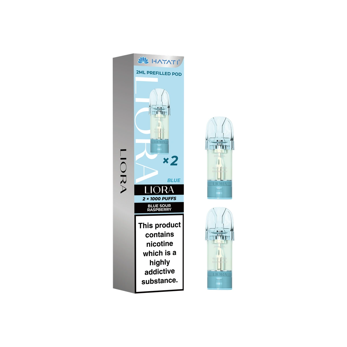 Hayati® Liora 2mL Prefilled Pods Blue Sour Raspberry