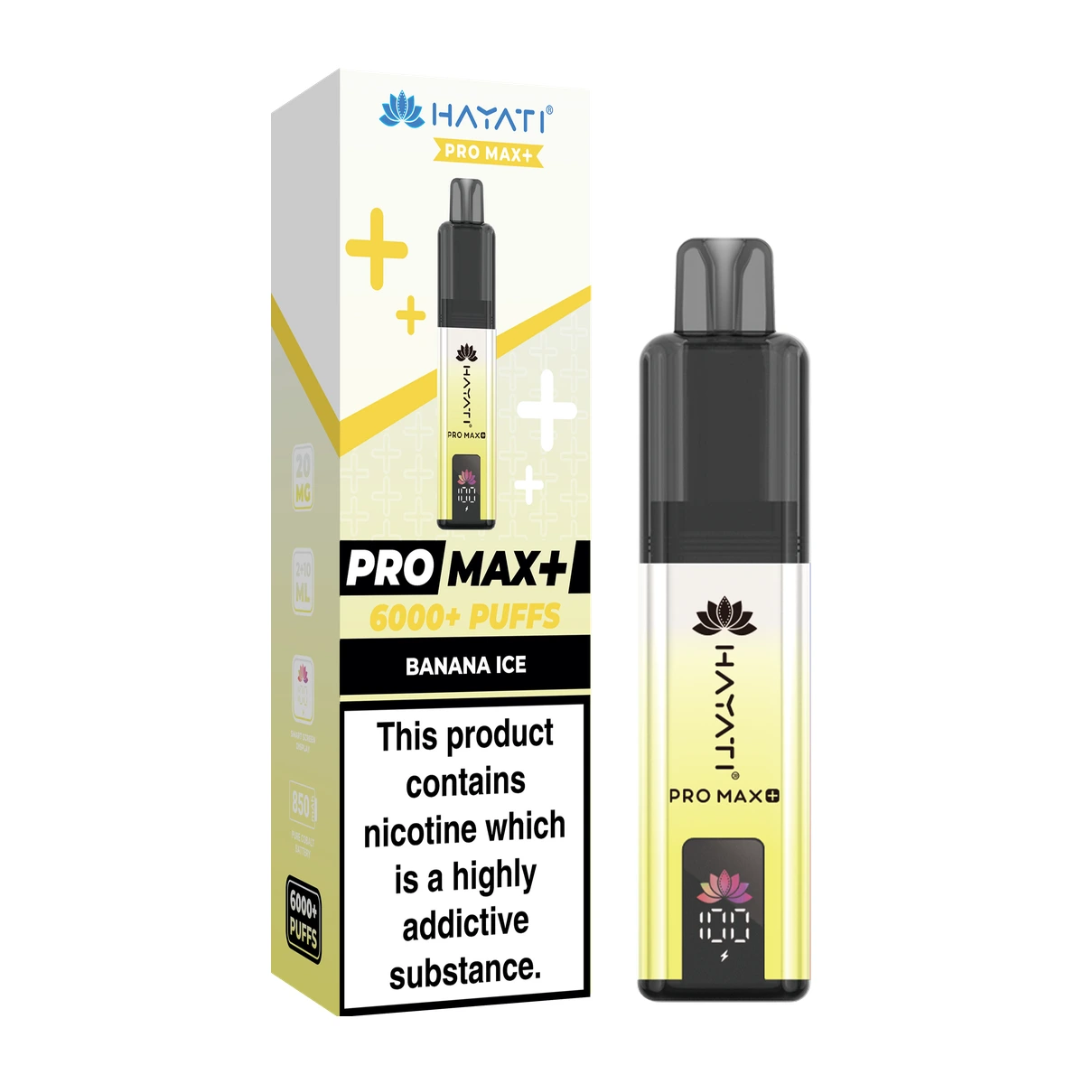 Hayati® Pro Max+ KIT Banana Ice wholesale vape product