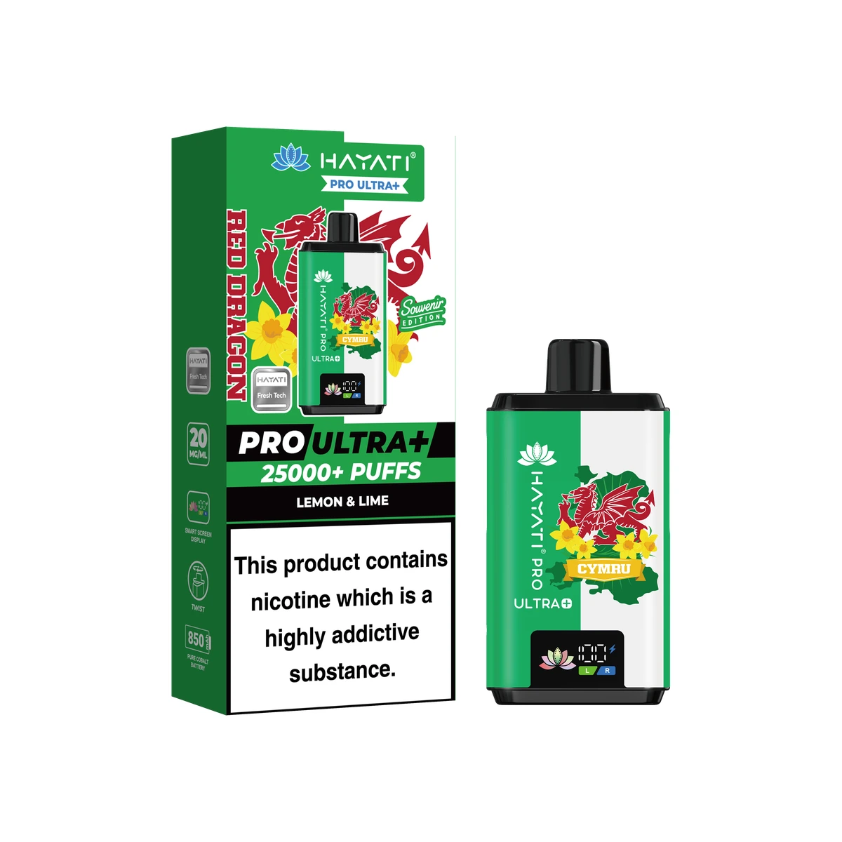 Hayati® Pro Ultra+ Souvenir Edition (Wales) Lemon & Lime image 1