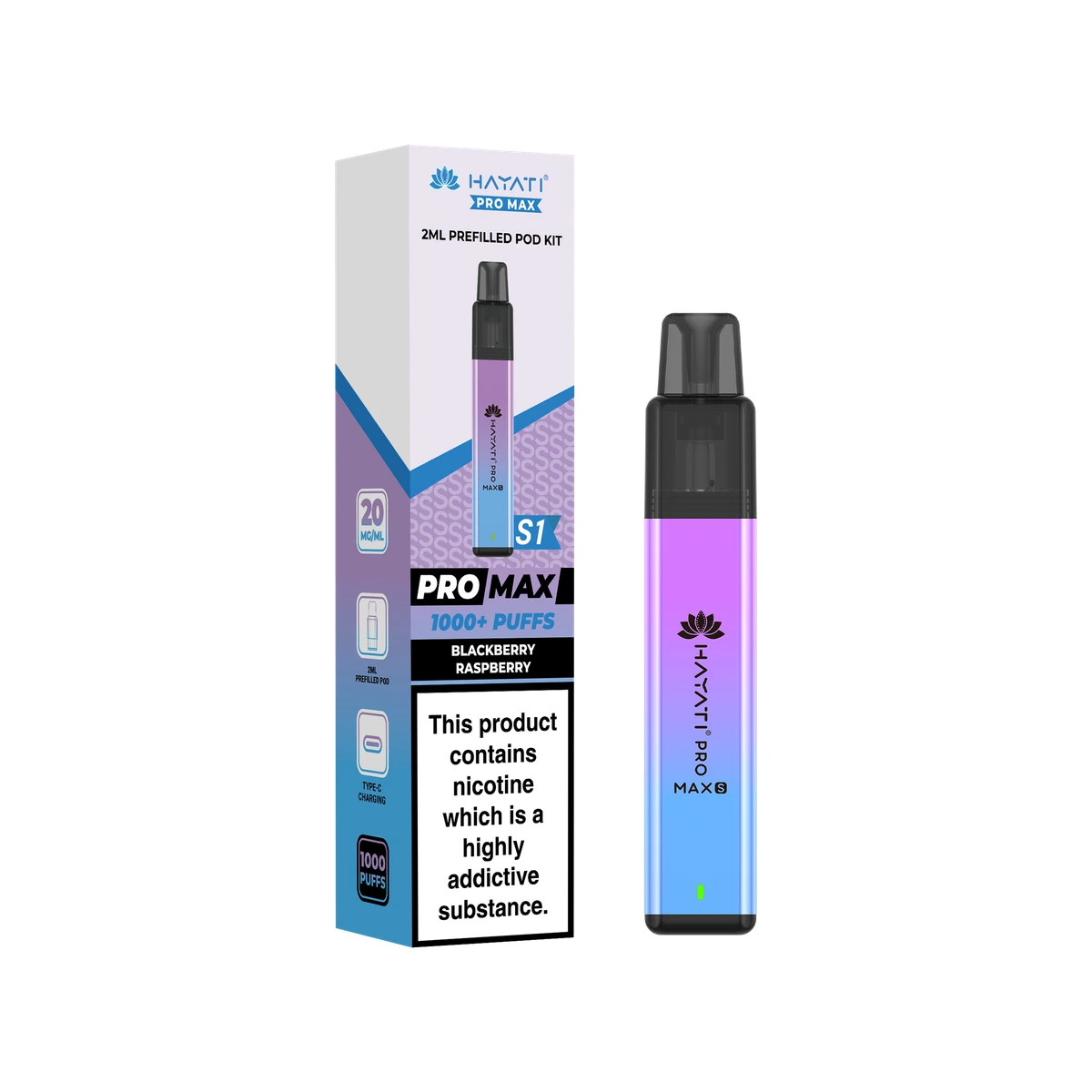 Hayati® Pro Max S1 Blackberry Raspberry