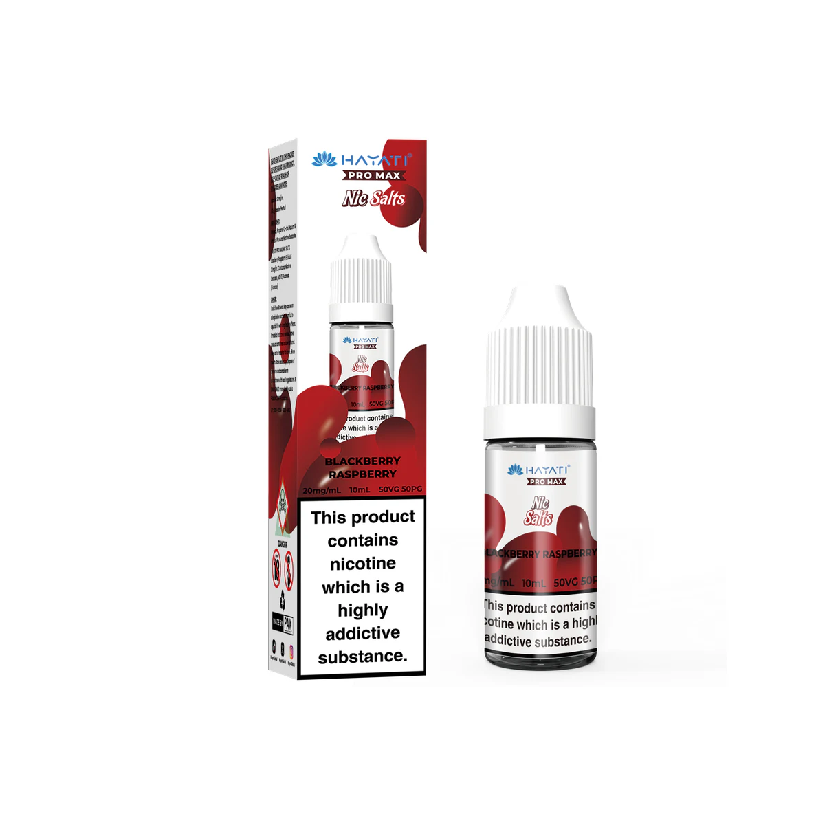 Hayati® Pro Max Nic Salts Blackberry Raspberry 20mg
