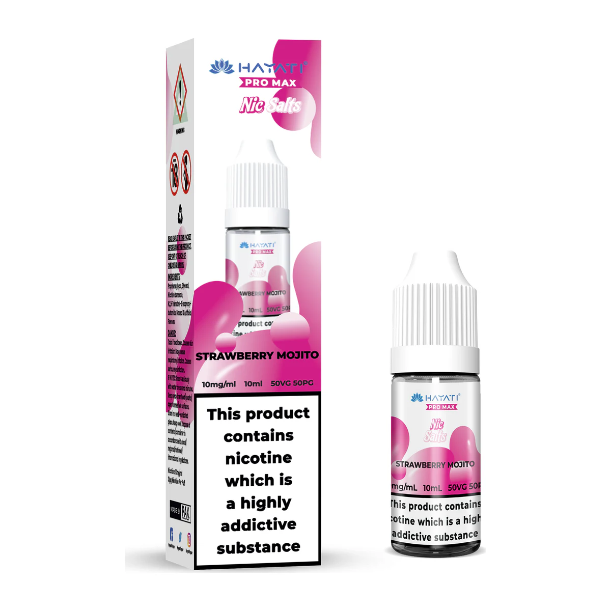 Hayati® Pro Max Nic Salts Strawberry Mojito