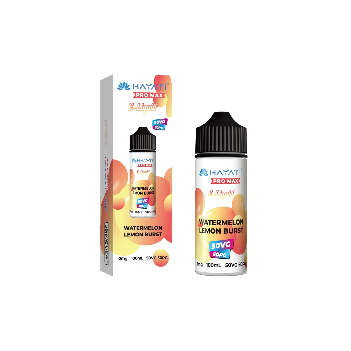 Hayati® Pro Max E-Liquid 50/50 Watermelon Lemon Burst wholesale vape product