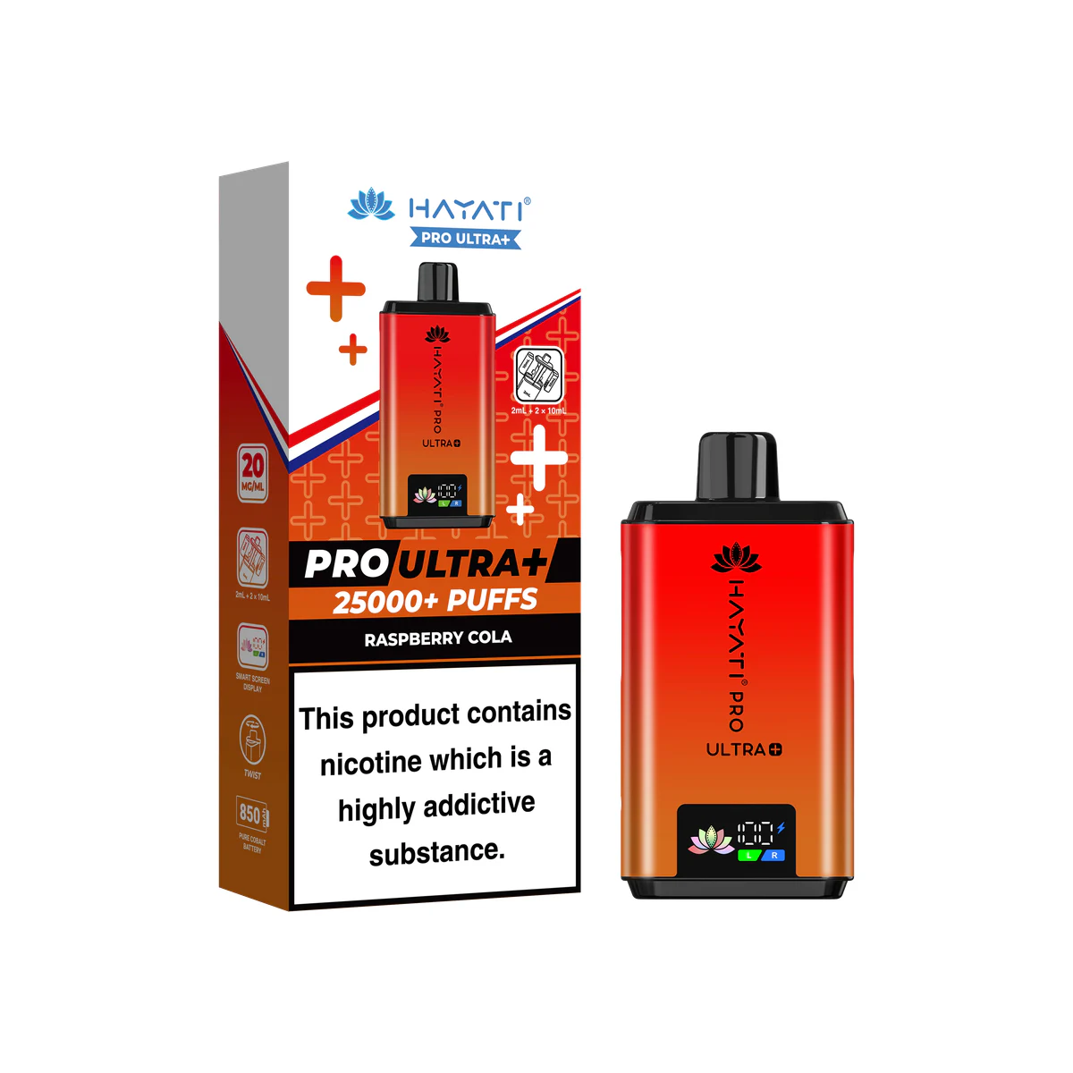Hayati® Pro Ultra+ Raspberry Cola