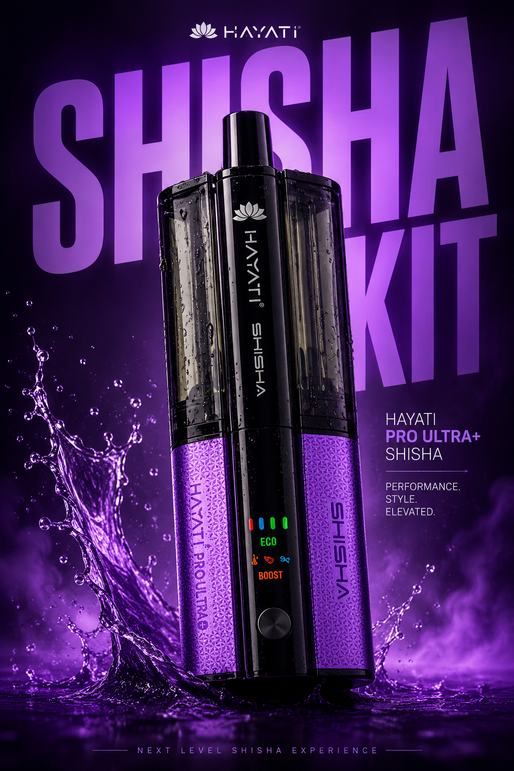 HAYATI PRO ULTRA+SHISHA KIT